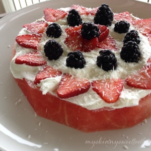 watermelon "pie" | my skinny sweet tooth