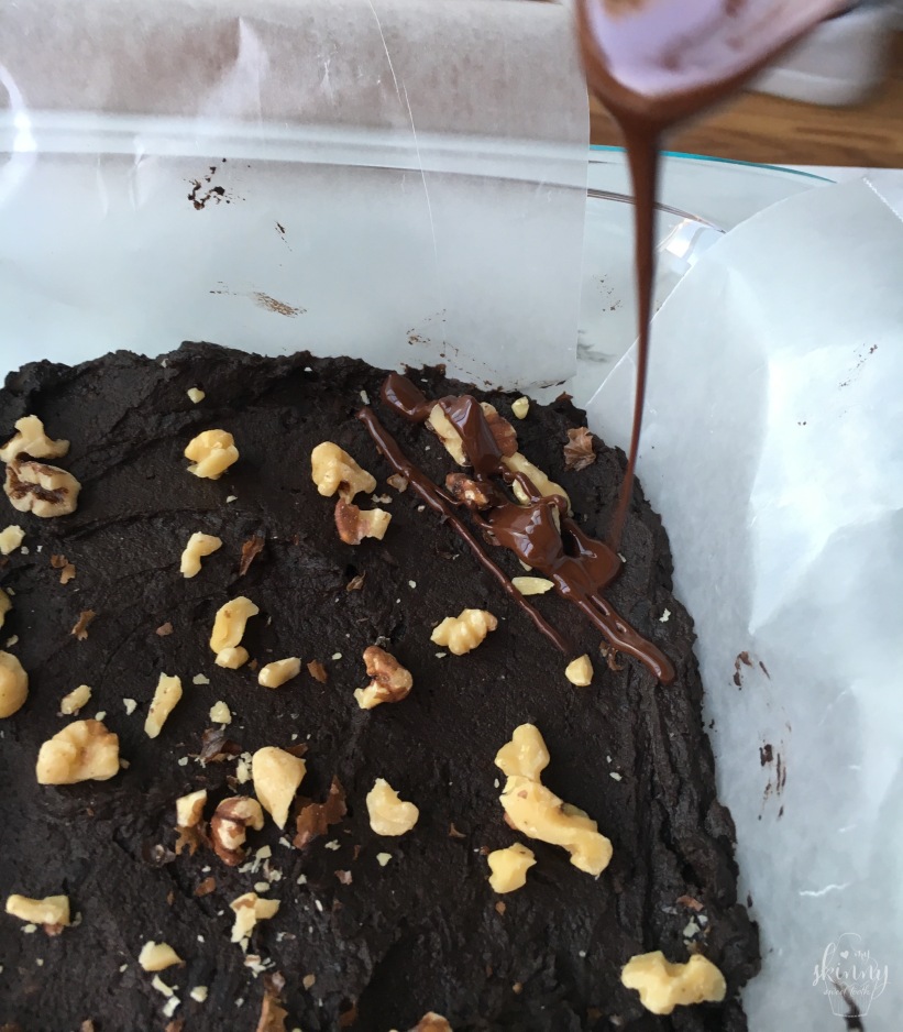 No-Bake (double dark chocolate) Black Bean Brownies | my skinny sweet tooth