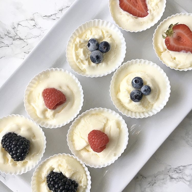 Berry-licious Ice Cream Cupcakes | My Skinny Sweet Tooth